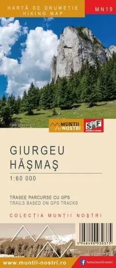 Camping - Harta de drumetie Muntii Giurgeu-Hasmas MN19