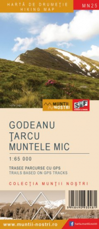 Camping - Harta de drumetie Muntii Godeanu -Tarcu - Muntele Mic MN25