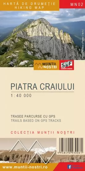 Camping - Harta de drumetie Muntii Piatra Craiului MN02