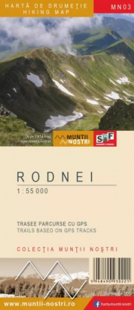 Harti Drumetii - Harta de drumetie Muntii Rodnei MN03