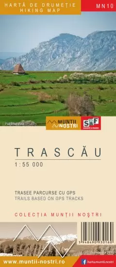 Harti Drumetii - Harta de drumetie Muntii Trascau MN10