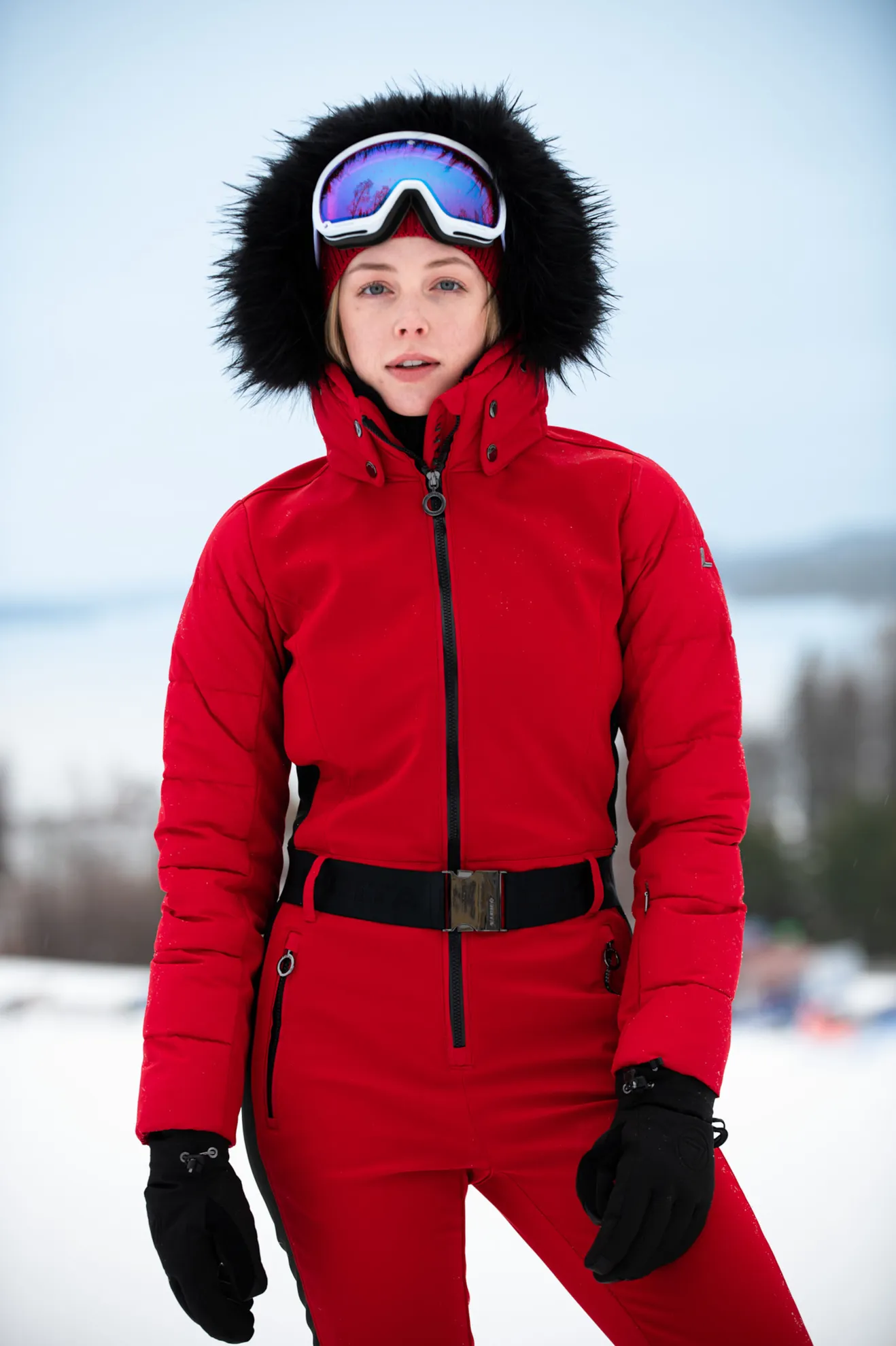 Jachete - Luhta Overall Ski/Snowboard TERMISVAARA Red