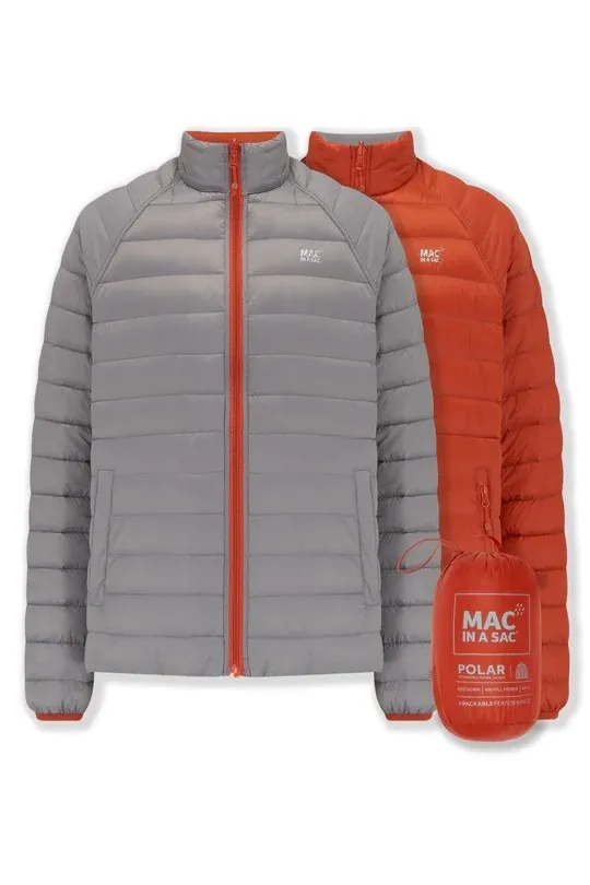 Jachete Outdoor - Mac in a Sac Geaca Puf Barbati Polar Reversibile