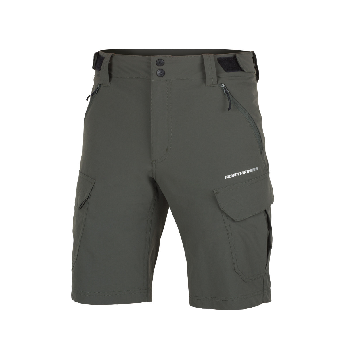 Pantaloni - Northfinder Pantaloni Scurti Cargo Trekking Anthon Green