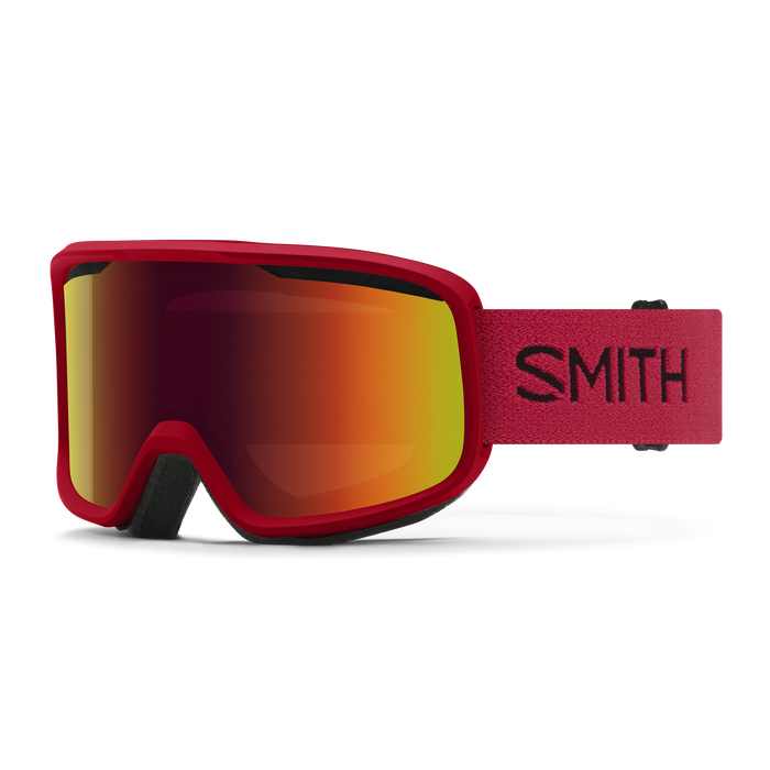 Ochelari Snow - Ochelari Ski/Snowboard Smith Frontier Crimson Red SolX Mirror