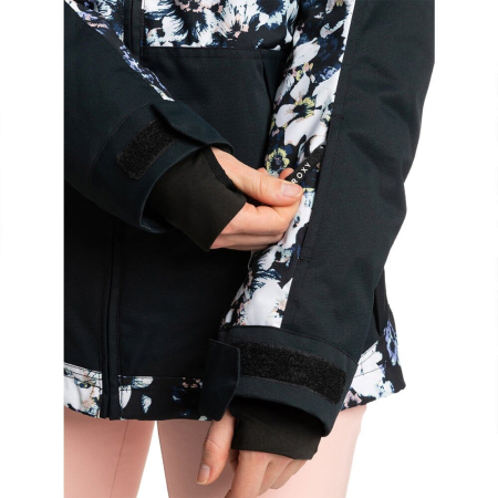 Roxy Jacheta Ski/Snowboard Presence Parka Anthracite Plaid [5]