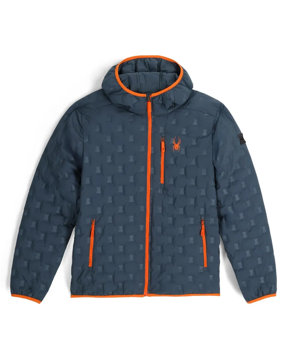 Imbracaminte - Spyder Geaca Puf Barbati Zenith Hoodie-Petrol