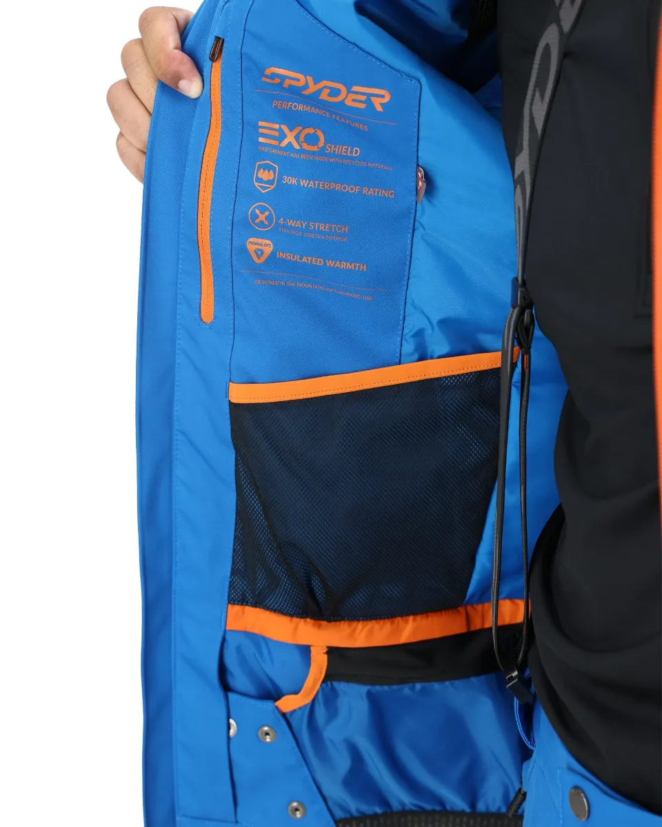 Spyder Geaca Schi Barbati Leader-Albastru [5]