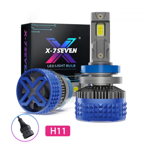 Leduri H11 - Set 2 becuri LED H11 X-Ultra Pro 6500K