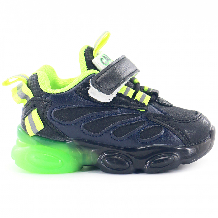 Pantofi sport Z-82Cnegru/verde [4]