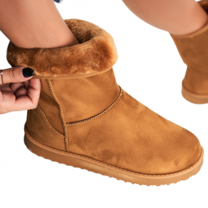 Cizme imblanite B21-168camel [3]