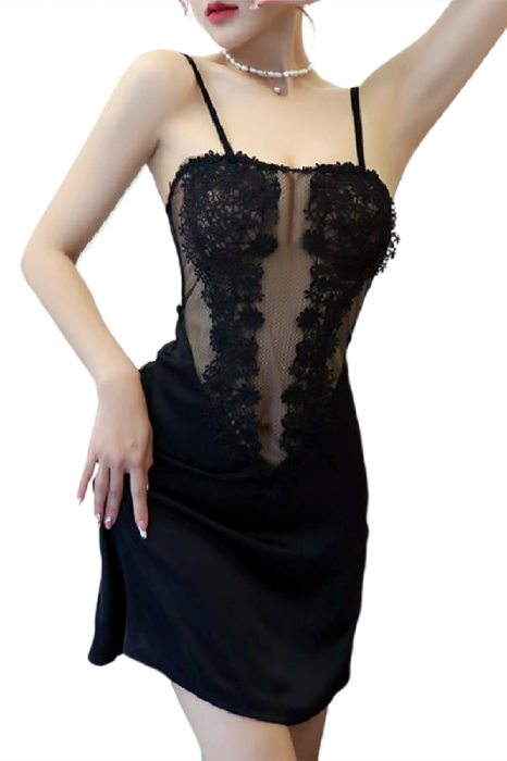 Set lenjerie erotica, rochita si chiloti tanga YML1164 [4]