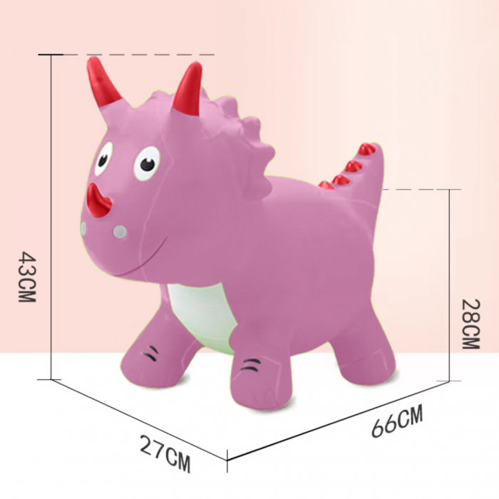 Animalut de sarit gonflabil D12218-04roz [2]