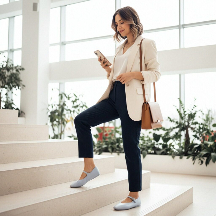 Balerini A-10albastru [10]