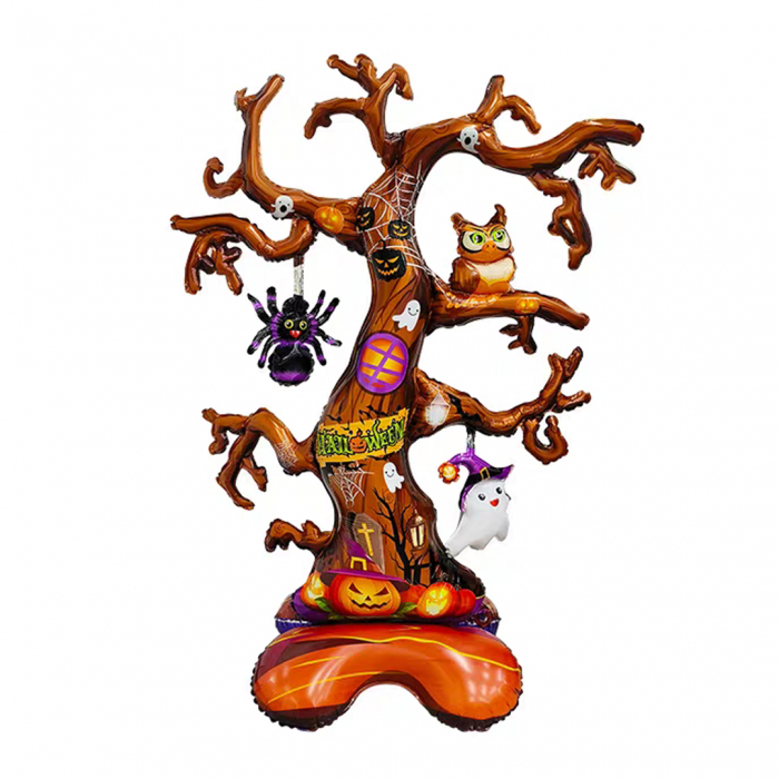 Balon cu stativ pentru decor Halloween ' Copac misterios ' 79 x 115 cm LY-2439-8 [1]