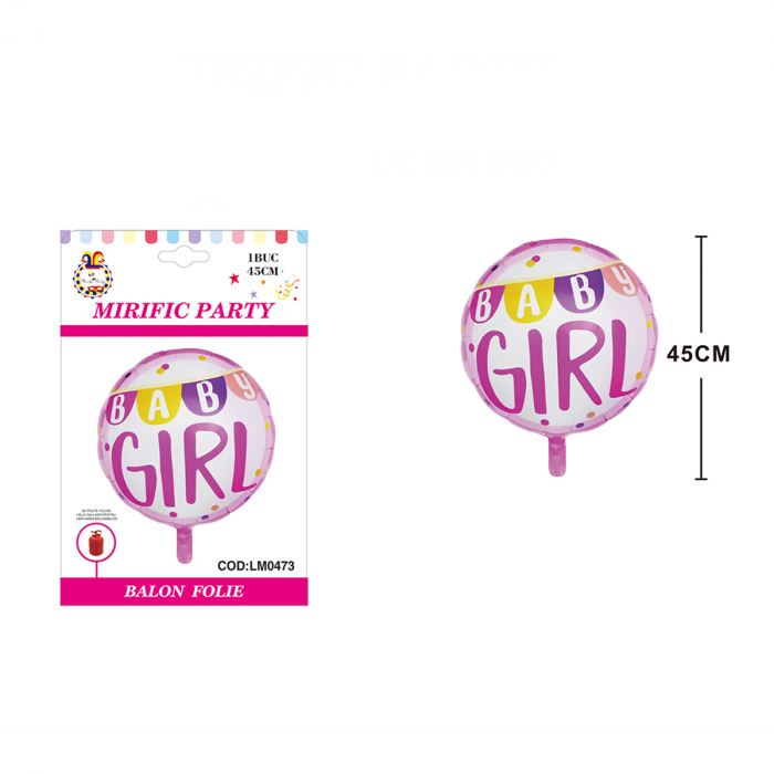 Balon din folie de aluminiu ' Baby Girl ' LM0473 [2]