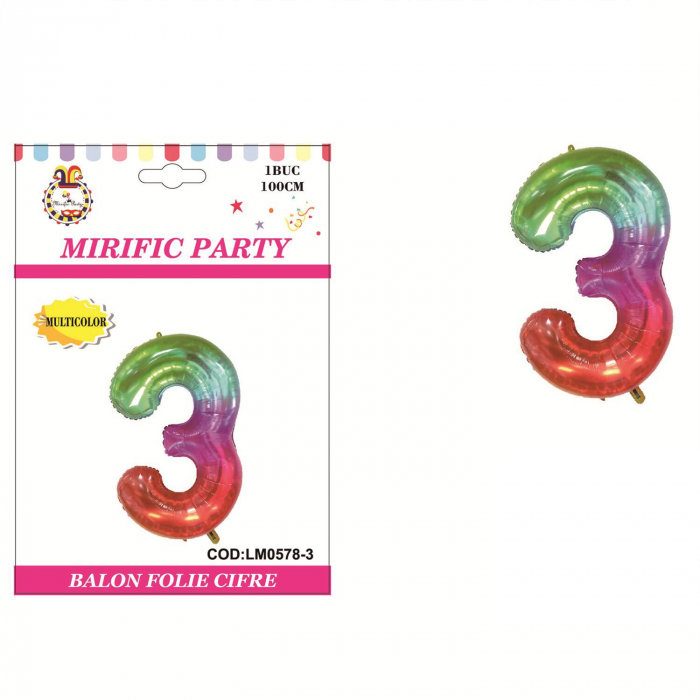 Balon din folie de aluminiu 100 cm LM0578 [2]