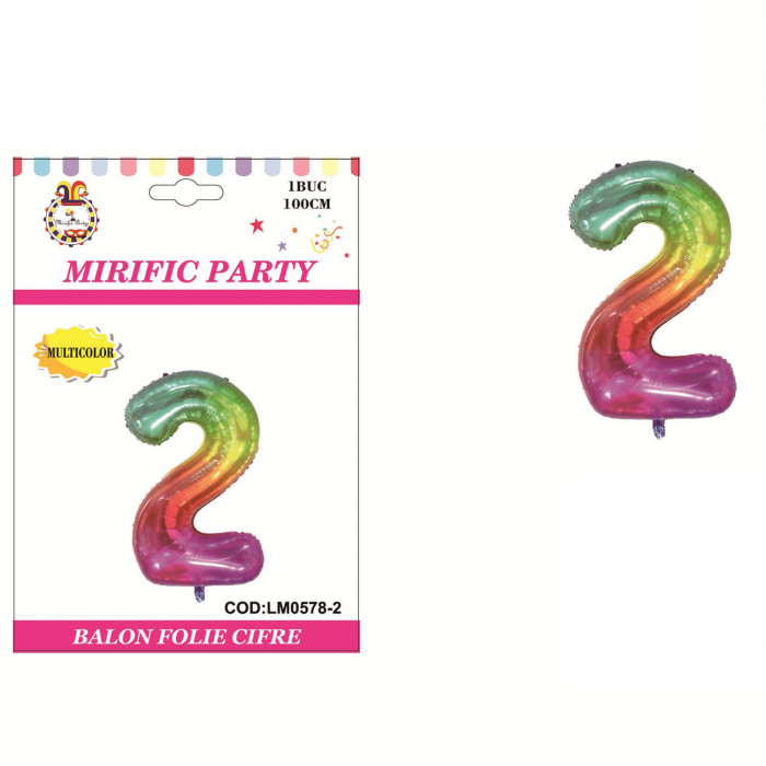 Balon din folie de aluminiu 100 cm LM0578 [2]