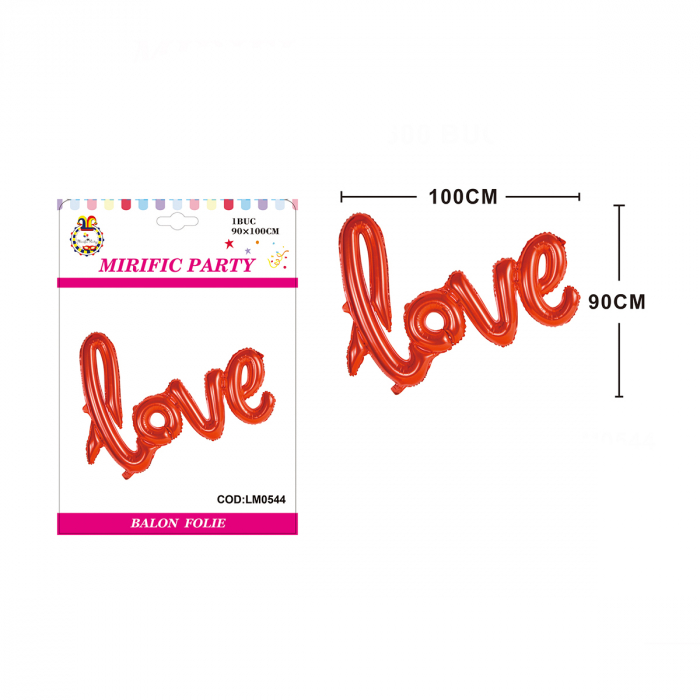 Balon din folie de aluminiu decor iubire ' Love ' 100 x 90 cm LM0544 [2]