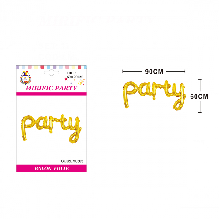 Balon din folie de aluminiu pentru petrecere ' Party ' LM0505 [2]