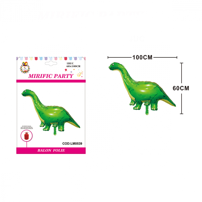 Balon din folie de aluminiu figurina ' Dinozaur ' 60 x 100 cm LM0539 [2]