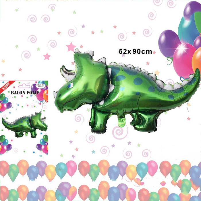 Balon din folie de aluminiu figurina ' Dinozaur ' 52 x 90 cm 083019 [2]