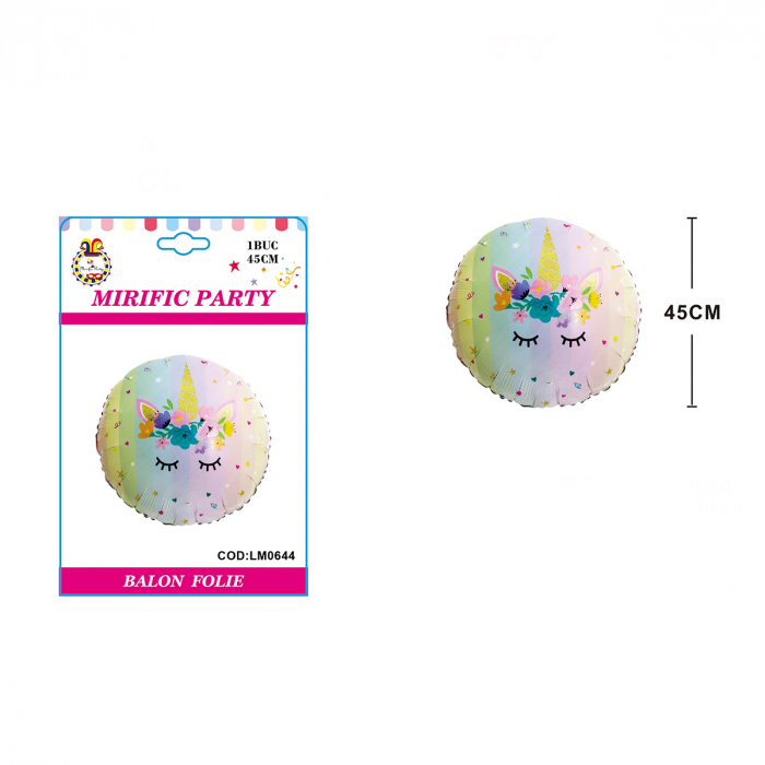 Balon din folie de aluminiu figurina ' Unicorn ' LM0644 [2]