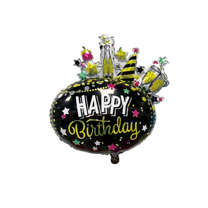 Balon din folie de aluminiu figurina ' Happy Birthday ' 80 x 64 cm LM0541 [1]