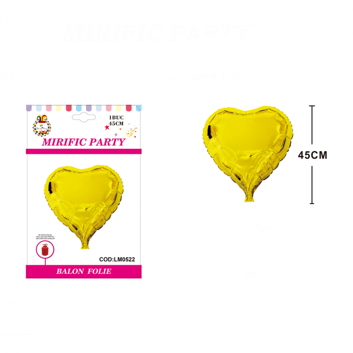 Balon din folie de aluminiu figurina ' Inima ' LM0522 [2]