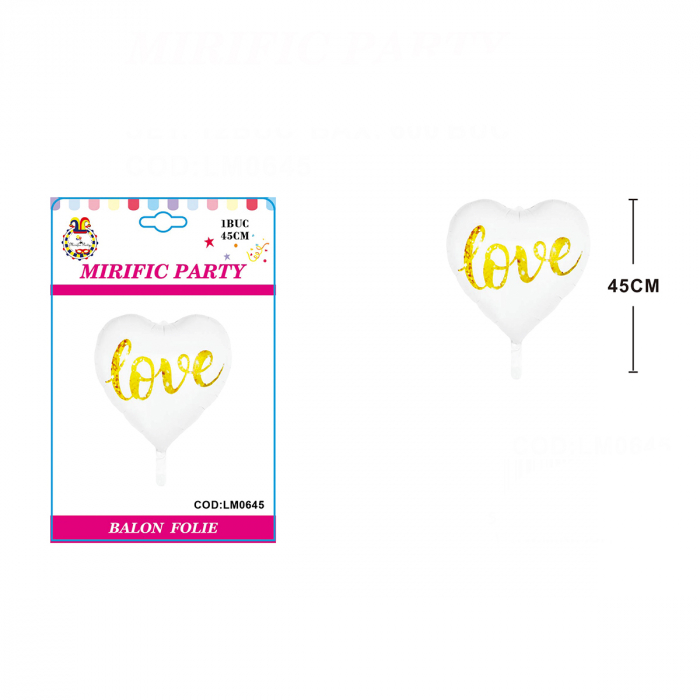 Balon din folie de aluminiu figurina ' Inima ' LM0645 [2]