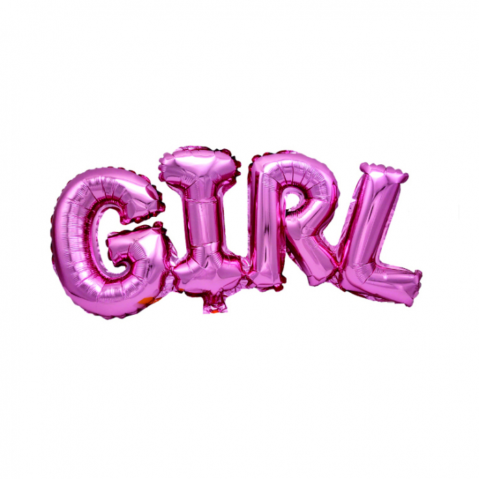 Balon din folie de aluminiu ' Girl ' 220266-R 80 x 30 cm [1]