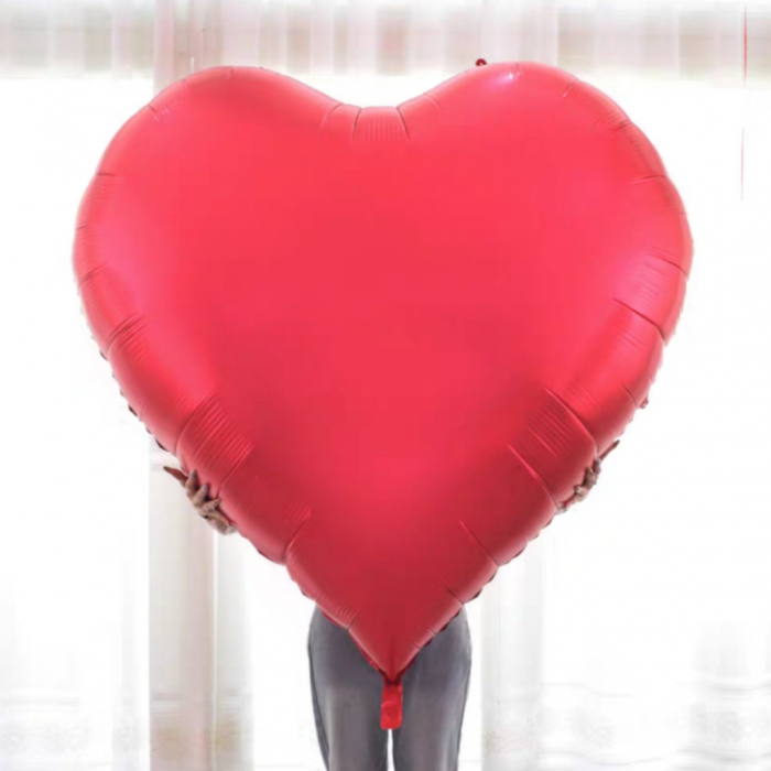 Balon din folie de aluminiu in forma de inima 160 cm LM0924 [2]