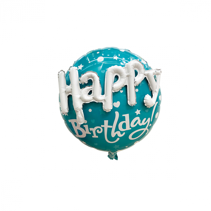 Balon rotund din folie de aluminiu ' Happy Birthday ' 55 cm LM0547 [1]