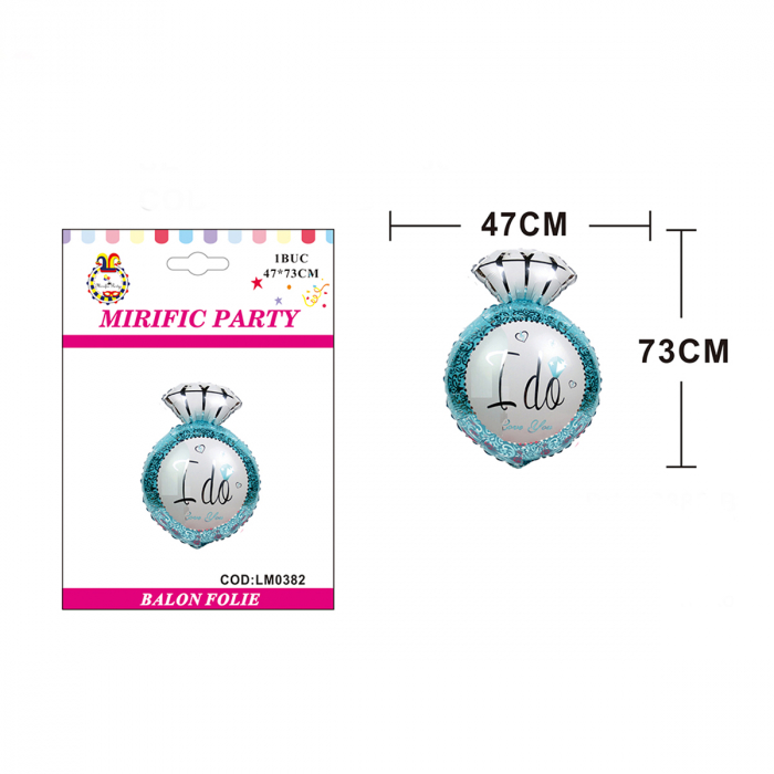 Balon din folie de aluminiu in forma de inel LM0382 [2]