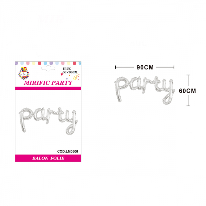 Balon din folie de aluminiu pentru petrecere ' Party ' LM0506 [2]