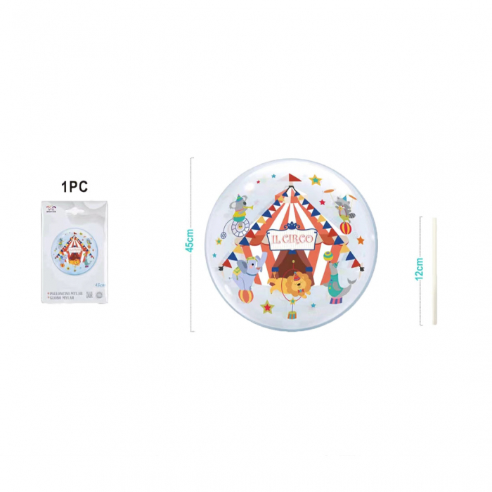 Balon din folie cu print tematic ' Circ ' XXJ-FB2452 [2]