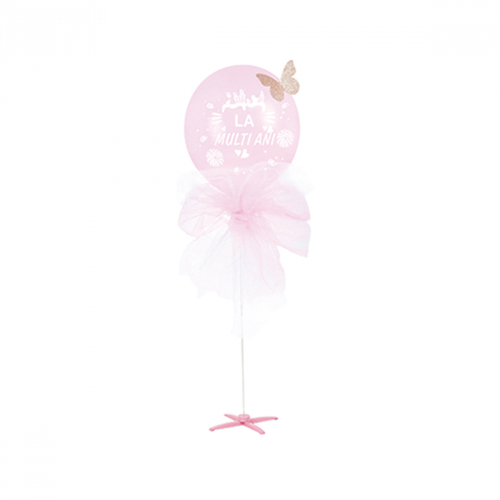 Balon din latex cu suport decorativ ' La multi ani ' 52 cm TZ5293 [1]