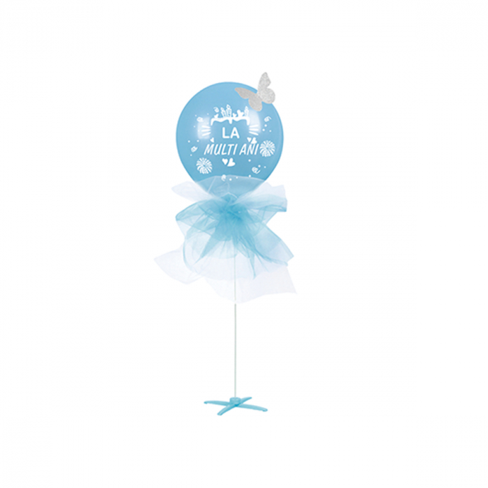 Balon din latex cu suport decorativ ' La multi ani ' 52 cm TZ5294 [1]