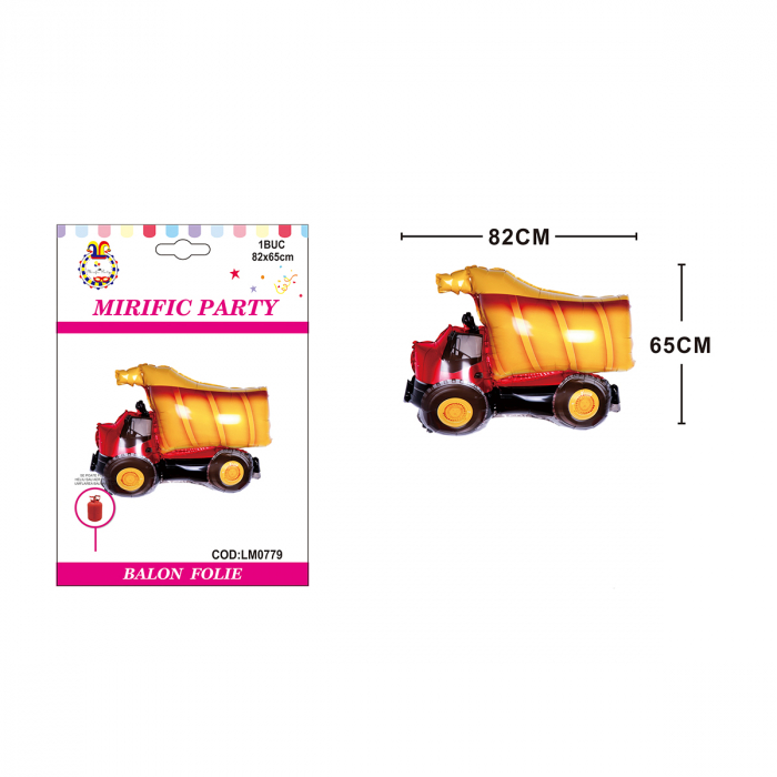 Balon din folie de aluminiu figurina ' Camion ' 82 x 65 cm  LM0779 [2]