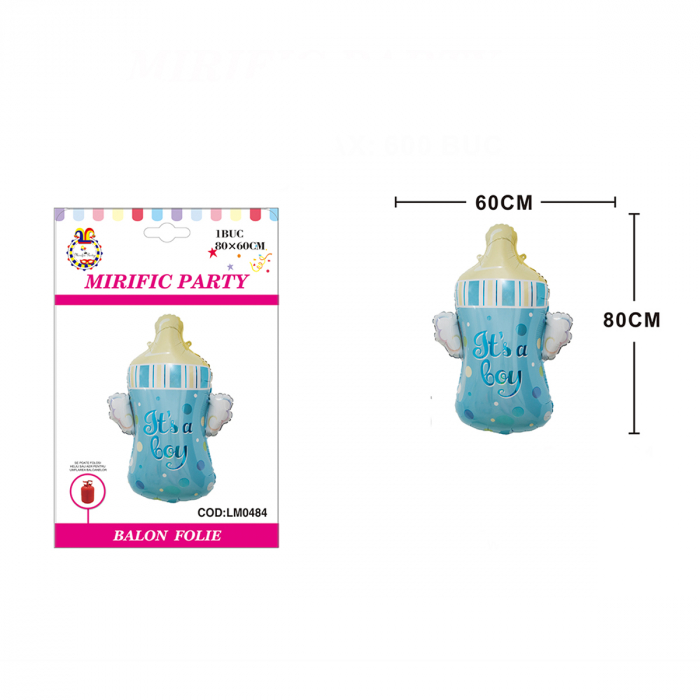 Balon folie in forma de biberon ' It's a Boy ' LM0484 [2]