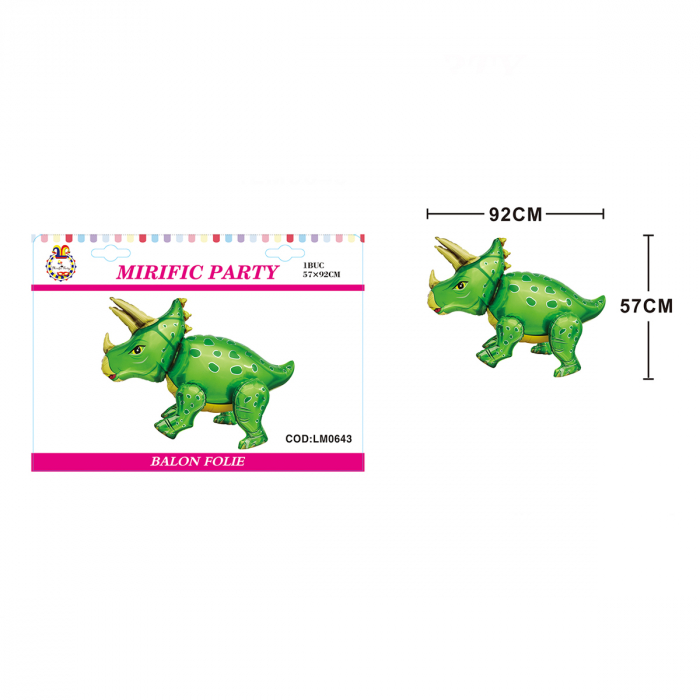 Balon din folie de aluminiu figurina ' Dinozaur ' LM0643 [2]