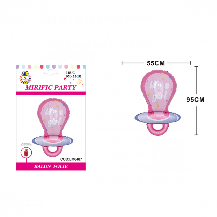 Balon din folie de aluminiu figurina ' Suzeta ' LM0487 [2]