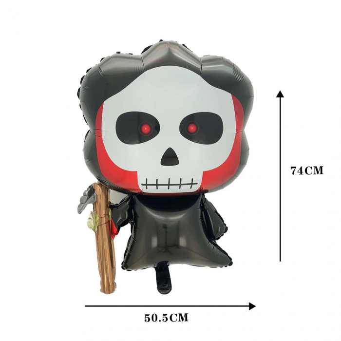 Balon folie pentru decor Halloween ' Grim Reaper ' 50.5 x 74 cm LY-2439-24 [2]