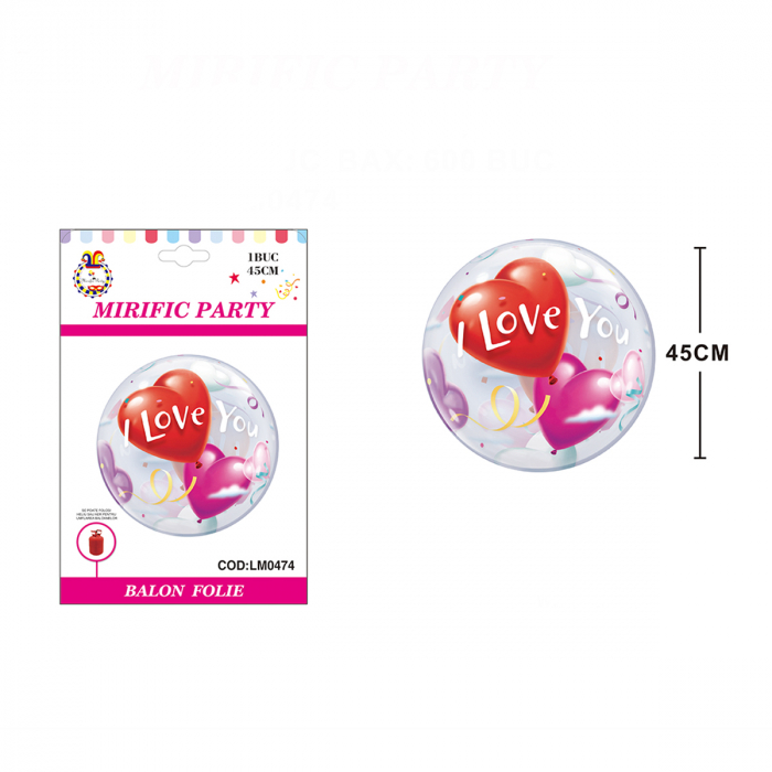 Balon din folie de aluminiu ' I Love You ' LM0474 [2]