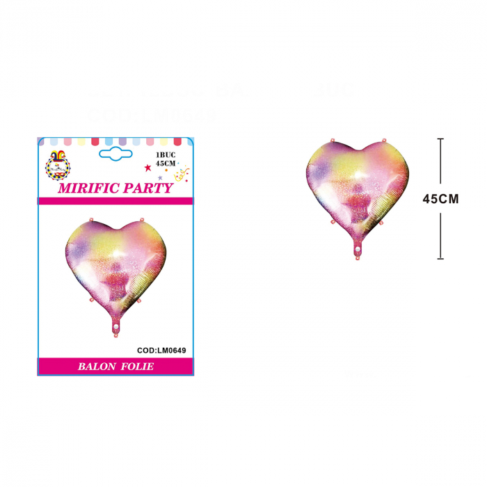 Balon din folie de aluminiu figurina ' Inima ' LM0649 [2]