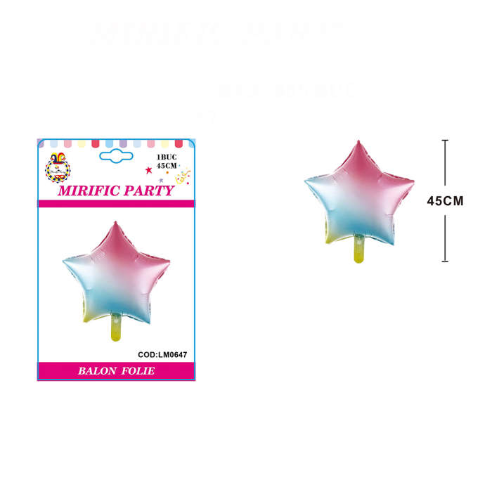 Balon din folie de aluminiu figurina ' Stea ' LM0647 [2]