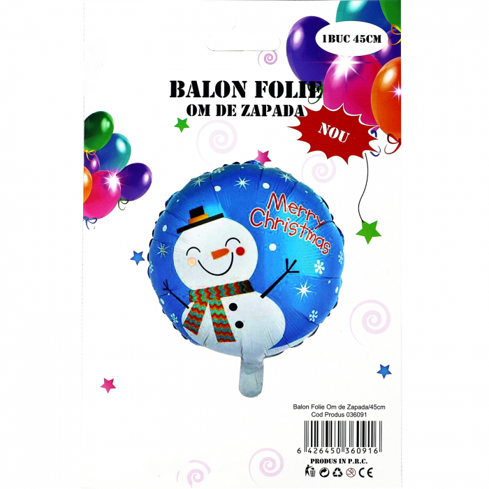 Balon din folie ' Om de zapada ' 45 cm 036091 [2]