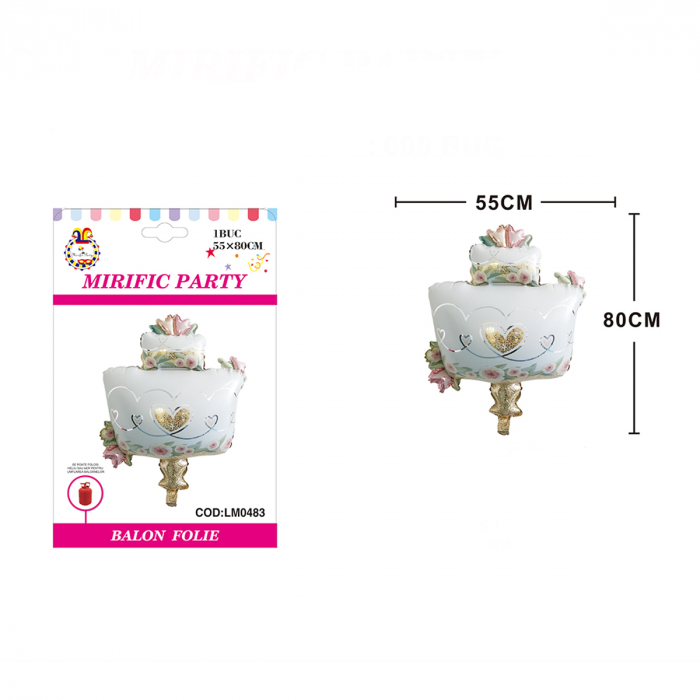 Balon din folie de aluminiu figurina ' Tort ' LM0483 [2]
