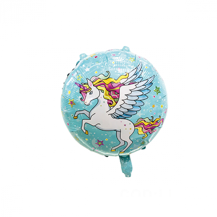 Balon rotund din folie de aluminiu ' Unicorn ' 45 cm LM0532 [1]