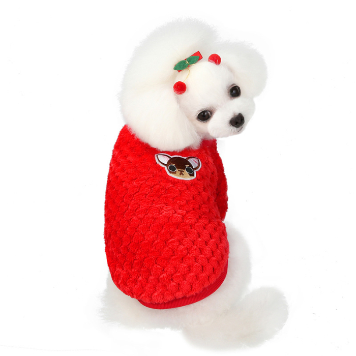 Bluza cocolino DOG-04rosu [1]